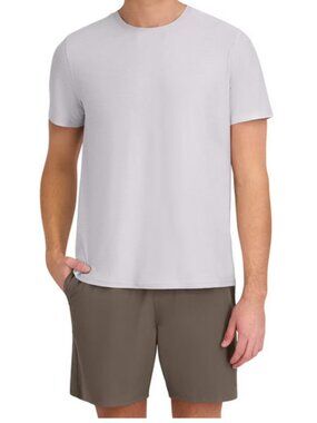 Outdoor Voices CloudKnit Men's Tee Medium Gray Violet Heather NWT